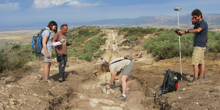 Open Day at the archaeological excavation in Logrosan